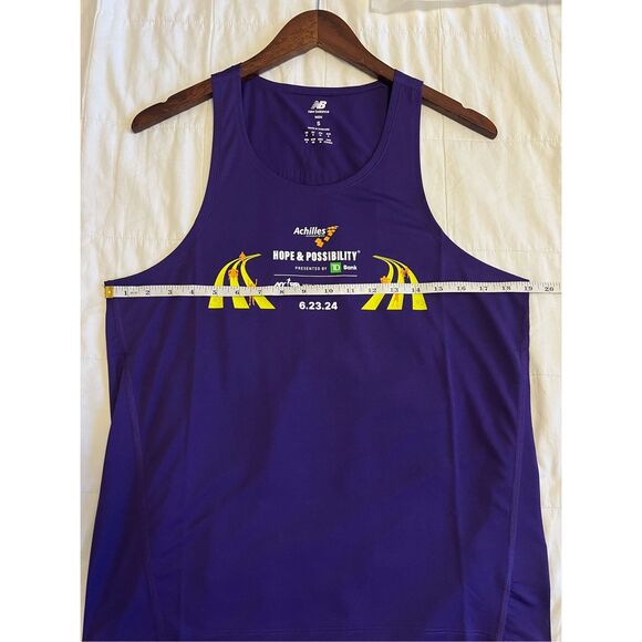 NEW BALANCE ACHILLES HOPE & POSSIBILITY 4 MILE RACE TANK TOP -2024 - Picture 9 of 11